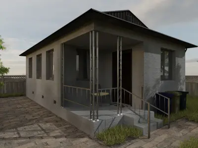 Village House 3D model order