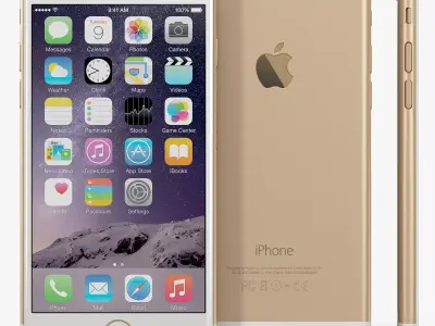 Apple iPhone 6 Low-poly 3D model