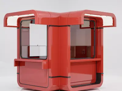 Kiosk k67 3D model
