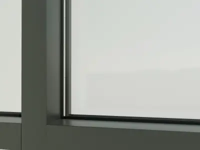 Panoramic glazing Stained glass 7 Low-poly 3D model