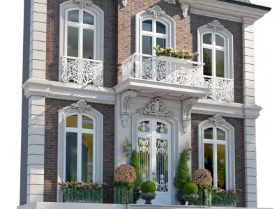 Modern Classic house 3D model