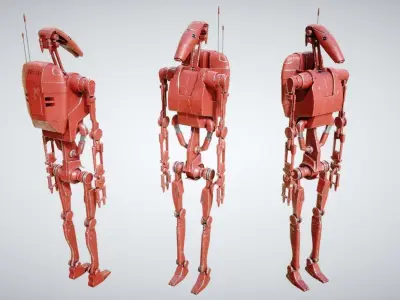 B1 Battle Droid 3D model