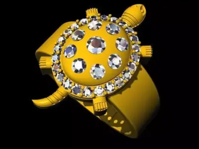 tortoise ring 3dm file 3D print model