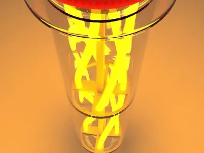 PET Edison Lamp - DIY 3D print model