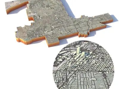 Las Vegas in Nevada USA 3D model