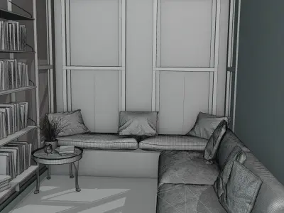Cozy Room Free 3D model