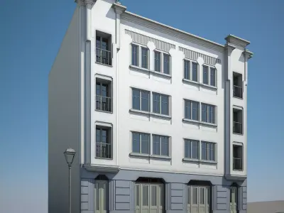 Apartment Building 21 3D model