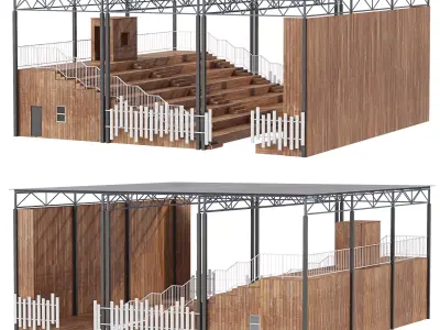 Street Theater 3D model