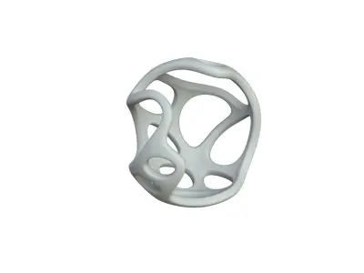 SciFi Cube Object No 37451 Low Poly Shape Texture