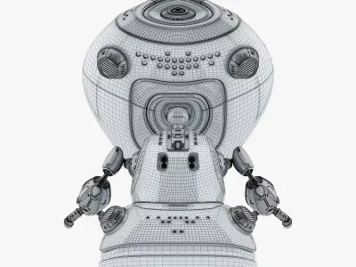 Pirate bot III 3D model