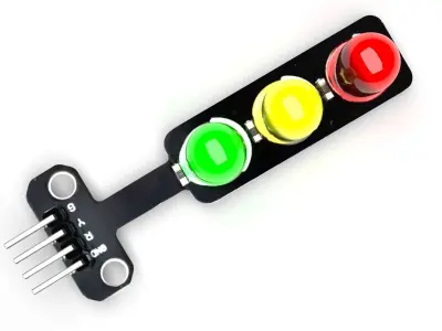 Traffic Lights LED Module 3D model