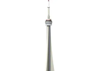 CN Tower Canadian National Tower - 3D Building Models 3D model