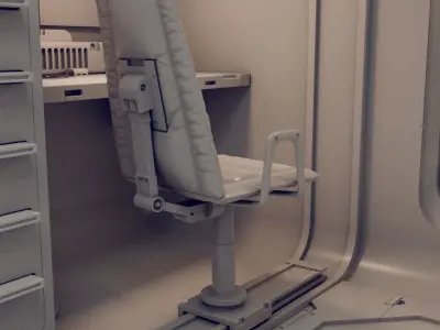 sci-fi chair 3D model