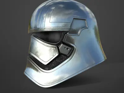Captain Phasma Helmet STAR WARS 3D print model