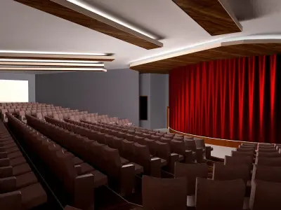 AUDITORIUM - THEATRE 3D model