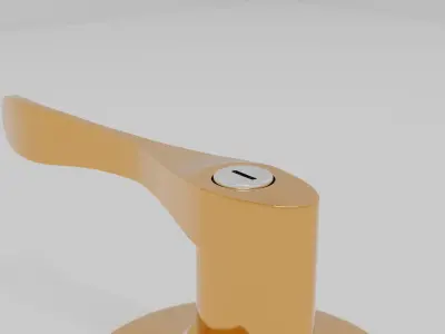 Door knob handle  Free 3D model