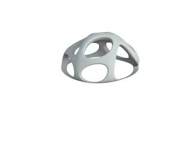 SciFi Cube Object No 48484 Low Poly Shape Low-poly 3D model