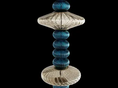 BON BON Glass pendant lamp By Sylcom Low-poly 3D model