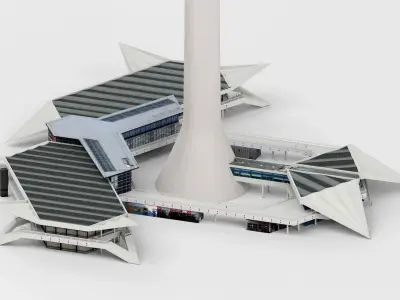 Berlin TV Tower 3D model