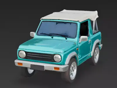 Summer Breeze Compact 4x4 3D Model Low-poly 3D model