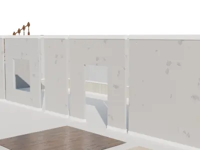 Realistic Modular House Builder Pack  Low-poly 3D model