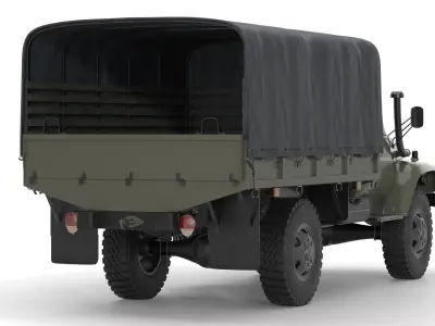 Generic Military Truck 01 3D model