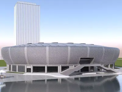 Building 09 3D model