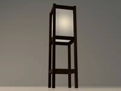 Box Lamp 1 3D model