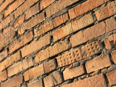 Brick wall 06 - scanned PBR material Texture