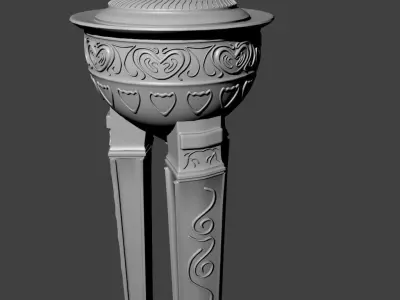 3D floor light Free 3D model