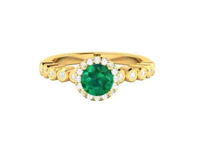 Women Ring  Render 3dm STL OBJ FBX Details 3D print model 189