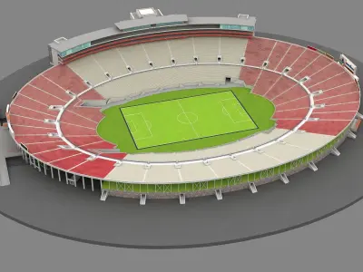 Rose Bowl Stadium California 3D model