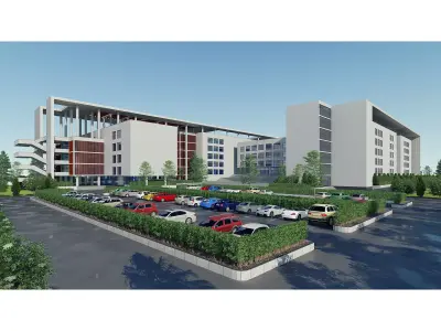 School Building 1 3D model