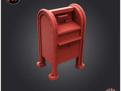 Mailbox 3D print model