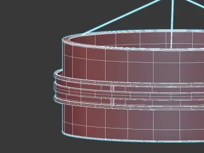 LED fabric 3D model