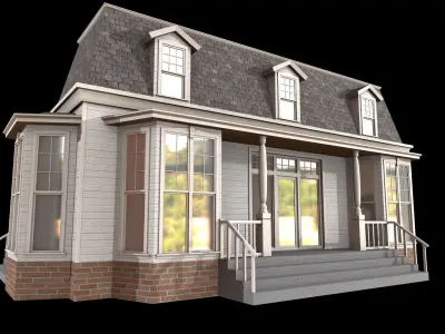 house  Low-poly 3D model purchase