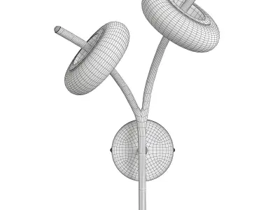 MONACO WALL Low-poly 3D model