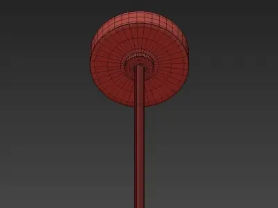 MEDDEL origami lamp with flower 3D model