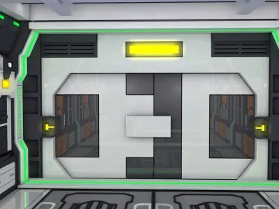 Sci Fi Interior  3D model