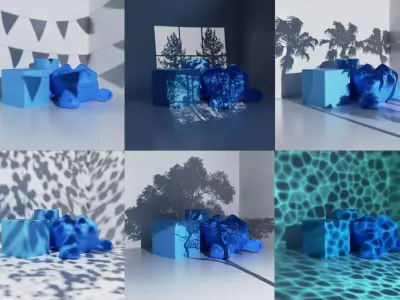 Light Gobo Asset Pack 3D model