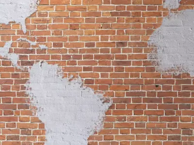 Brickwork world map 94 Texture