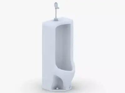 1622 - Urinal Low-poly 3D model