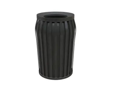 NYC Trash Bin V01 3D model