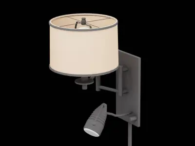 Living Room Lamp Low-poly 3D model order
