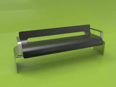 park bench 1 Low-poly 3D model