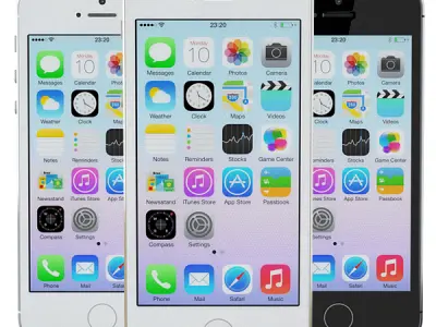 Apple iPhone 5s for Element 3D 3D model