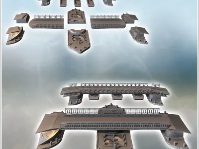 Son Bridge Netherlands - World War Two Second WWII Front Eastern 3D print model