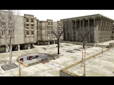 Obsolete Zone- 3d Model 3D model