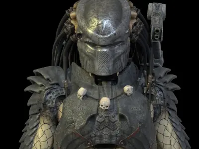 Predator metal stick 3D model