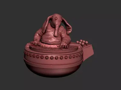 Max rebo book of boba 3D print model